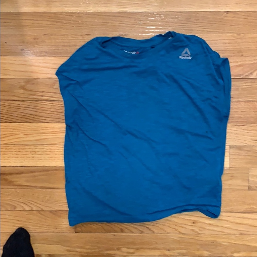Reebok Open Back CropTop (more of a tealish color)